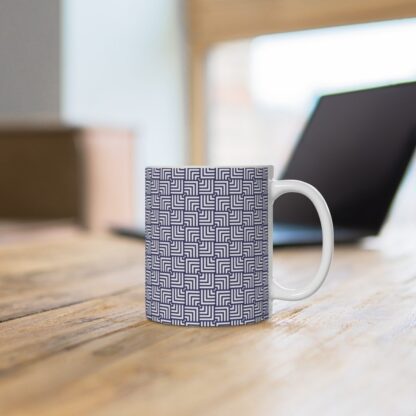 Timeless Tessellation mug on desk